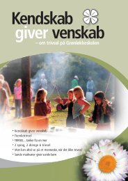 Kendskab giver venskab – om trivsel på Grønløkkeskolen