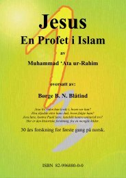 Jesus En profet i Islam