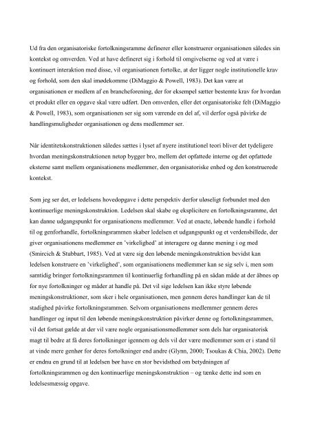 Ledelse og strategi som meningskonstruktion - Det Danske ...