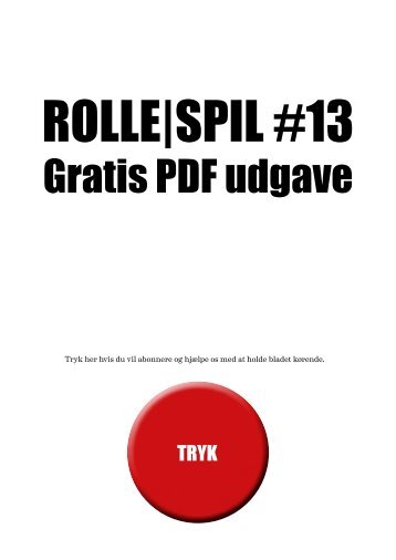Gratis PDF udgave - Magasinet ROLLE|SPIL