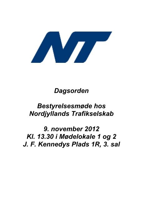 Status for Rejsekortet i Nordjylland - Nordjyllands Trafikselskab