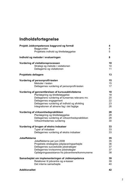 Evalueringsrapport - AMU Nordjylland