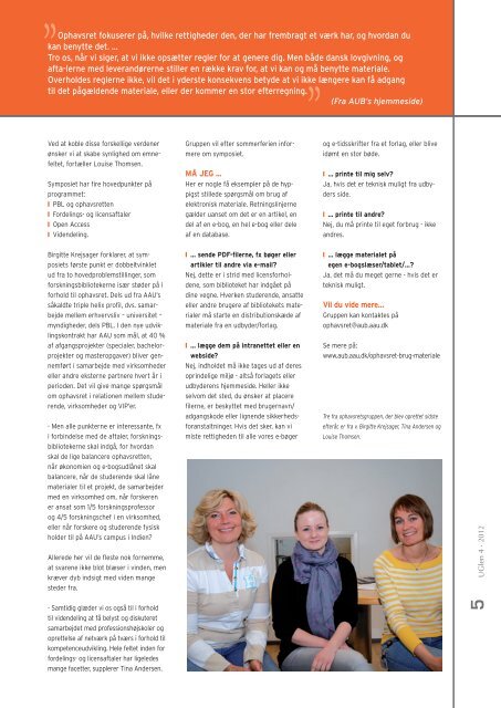 Hent UGlen 4 som pdf - UGlen - Aalborg Universitet