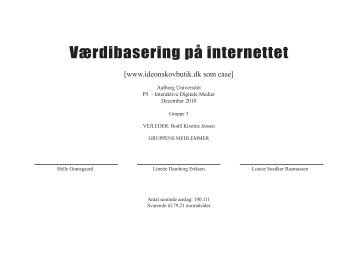 Værdibasering på internettet - Helle Gransgaard