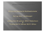 ADVOKATFIRMAET POUL BOSTRUP - Danmarks Skatteadvokater