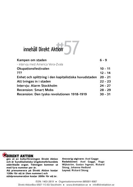 Nummer 57 - Direkt Aktion