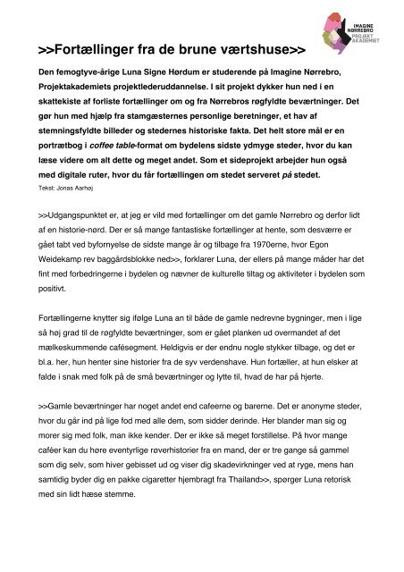Elsker at knytte sig sa