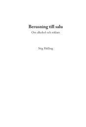 Berusning till salu - IOGT-NTO