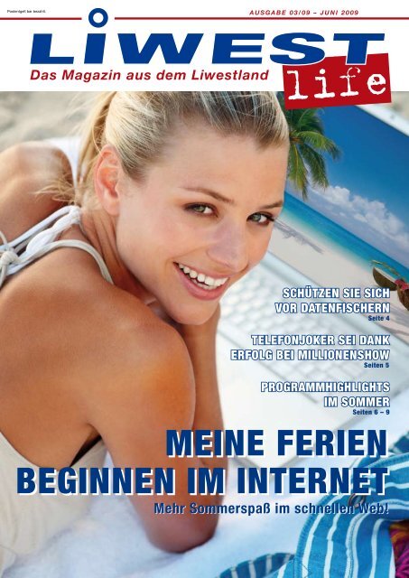 MEINE FERIEN BEGINNEN IM INTERNET MEINE FERIEN - Liwest