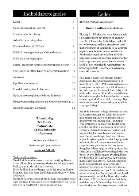 download pdf: 1,4 mb - Nordisk Konservatorforbund Danmark