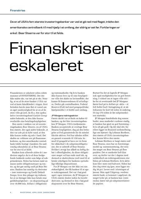 investering - Danske Bank