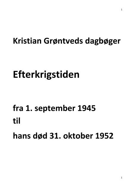 Dagbog 12. 6/9 1945 - Bjergby - Mygdal Lokalhistoriske Forening