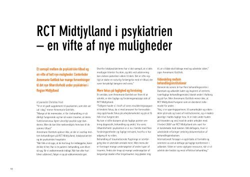 RCT Midtjylland RehabiliteringsCenter for Traumatiserede flygtninge