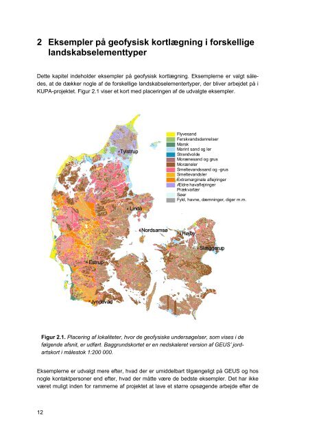 Udredning om geofysiske målemetoder - KUPA projektet