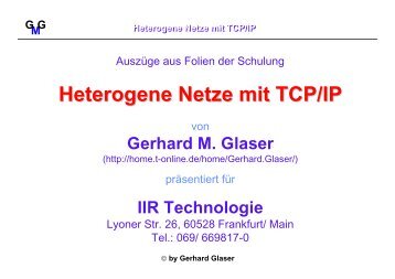 Heterogene Netze mit TCP/IP