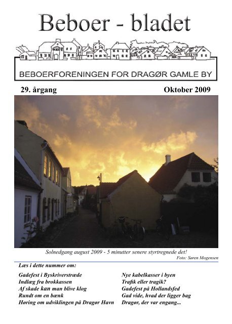 Beboerblad 1, 2009 - Beboerforeningen for Dragør Gamle By