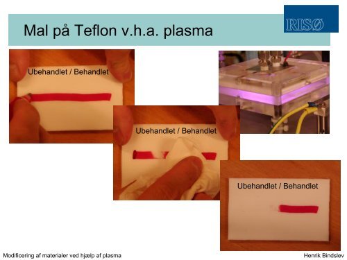 Modificering af materialer ved hjælp af plasma