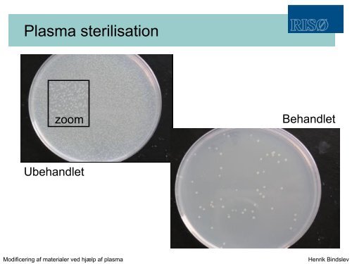 Modificering af materialer ved hjælp af plasma