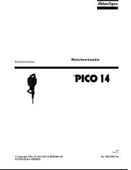 Bruksanvisning- Atlas Copco Pico 14