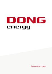 ÅrsraPPort 2006 - DONG Energy