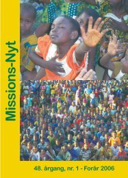 Missions-Nyt nr. 1 - 2006 med billeder - Missionsfonden