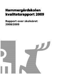 Kvalitetsrapport for Hammergårdskolen 2009