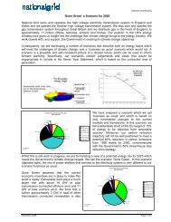 'Gone Green' a Scenario for 2020 National Grid owns and operates ...