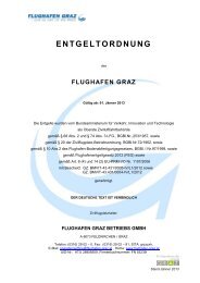 ENTGELTORDNUNG - Flughafen Graz