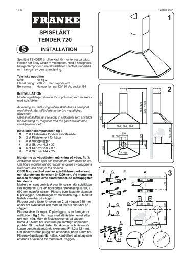 spisfläkt tender 720 2 - Elon