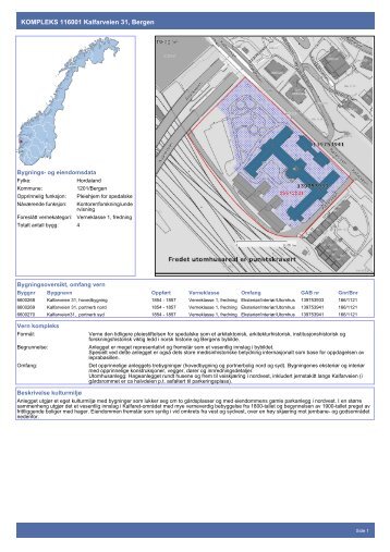 Kalfarveien 31, Pleiestiftelsen for spedalske - Riksantikvaren