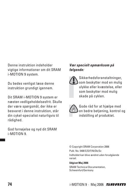 i-MOTION 9 Ins.indb - Sram