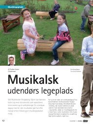 Musikalsk udendørs legeplads