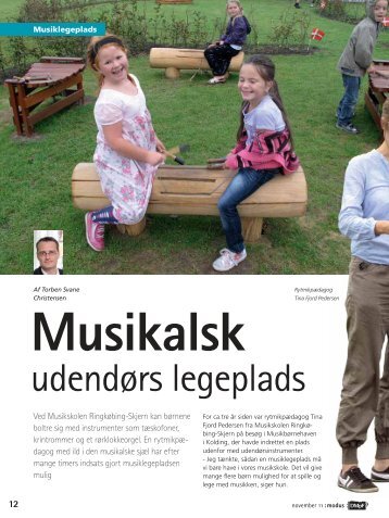 Musikalsk udendørs legeplads