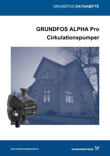 GRUNDFOS ALPHA Pro Cirkulationspumper