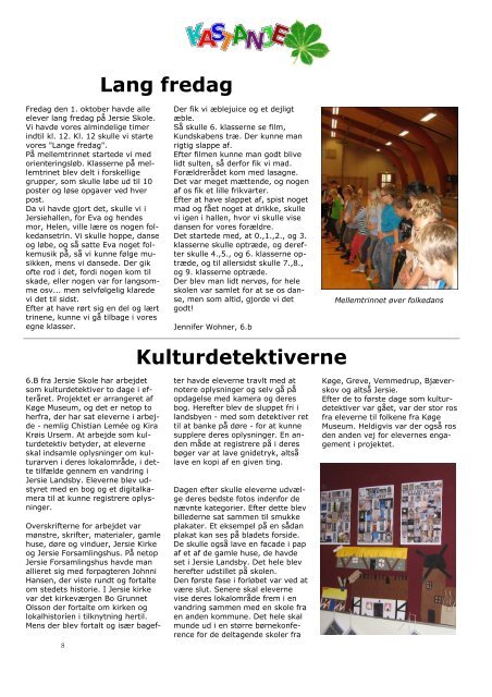Kastaniebladet vinter 2010 - Uglegaardsskolen