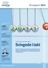 Årsrapport 2011 - SKAGEN Fondene