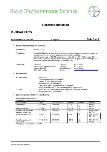 K-Obiol EC25 - Nomus A/S Skadedyrsbekæmpelse