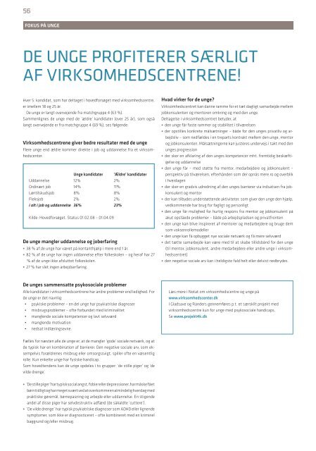 Magasin om jobcentrenes indsats - Arbejdsmarkedsstyrelsen