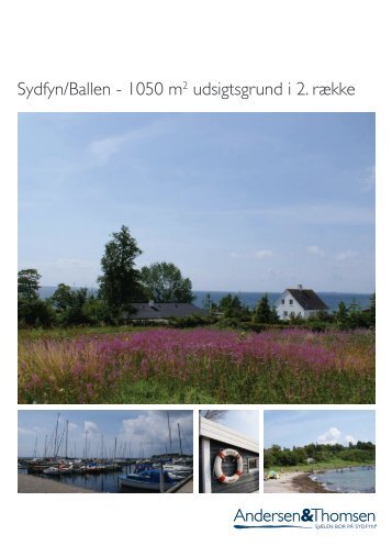 Sydfyn/Ballen - 1050 m2 udsigtsgrund i 2. række - Andersen ...