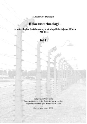 Holocaustarkæologi - DIIS