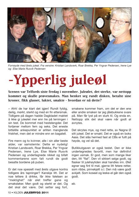 Kilden 49 Julebrygg - CB-ølets venner