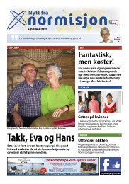 Nytt fra Normisjon 02/13