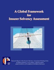 A Global Framework for Insurer Solvency Assessment - International ...