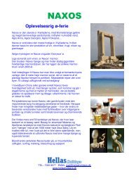 Rejsemåls - guide - Hellas Holidays