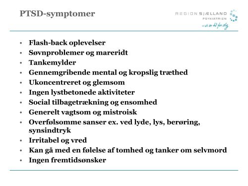 PTSD - Region Sjælland