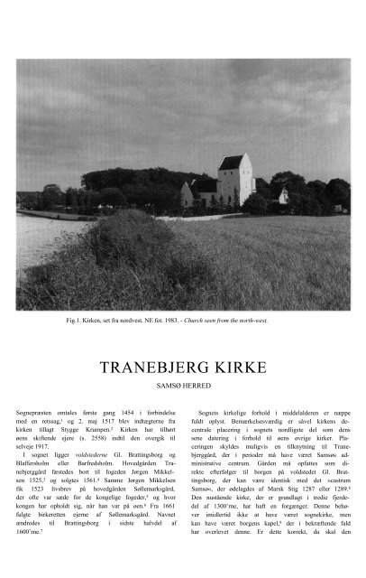 TRANEBJERG KIRKE - Danmarks Kirker - Nationalmuseet