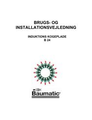 BRUGS- OG INSTALLATIONSVEJLEDNING