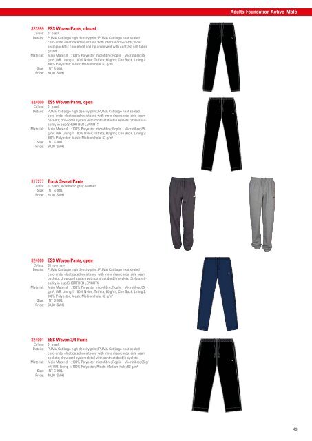 AppareL & accessories Q1 2013 - Puma