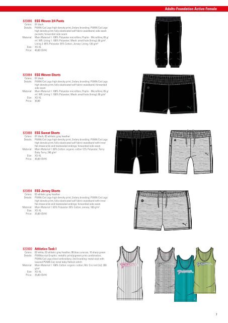 AppareL & accessories Q1 2013 - Puma