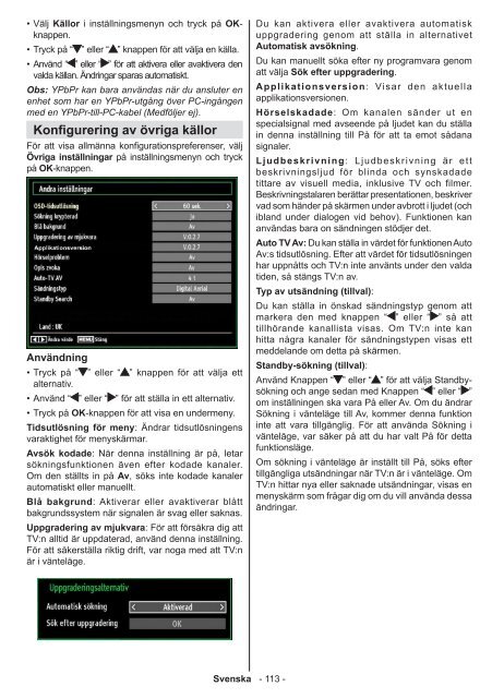 Ladda ner manualen till den TV i PDF-format här ... - Siba